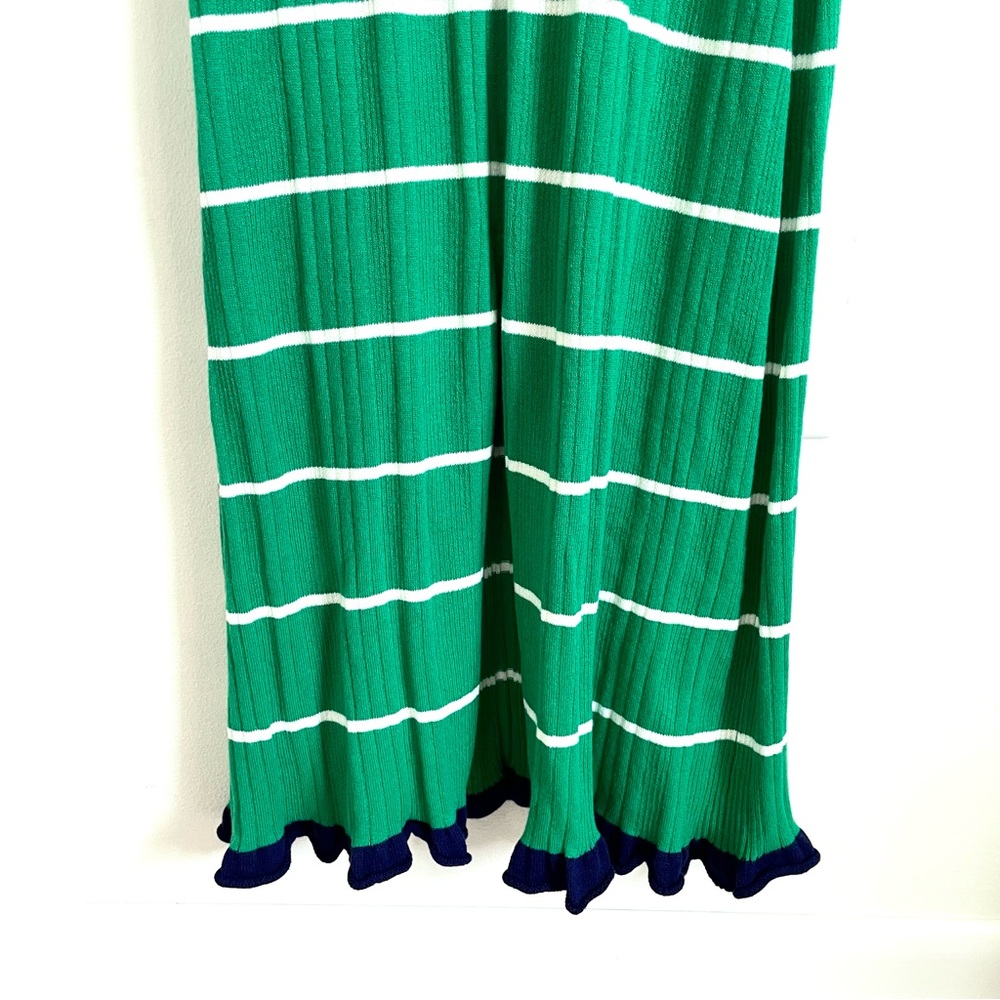 Anthropologie Daily Practice Sweater Midi Dress In Green Stripe Size S NWT - Picture 13 of 13